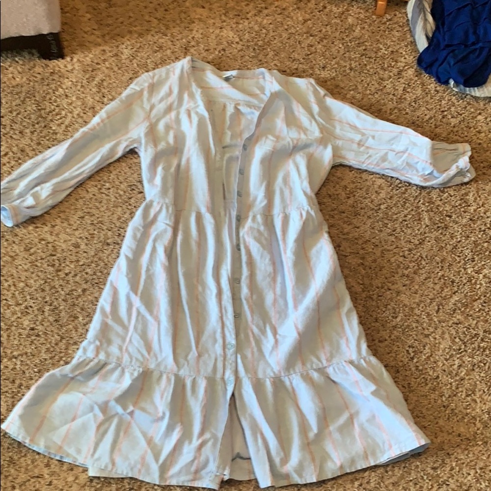 cute stripped dress size m